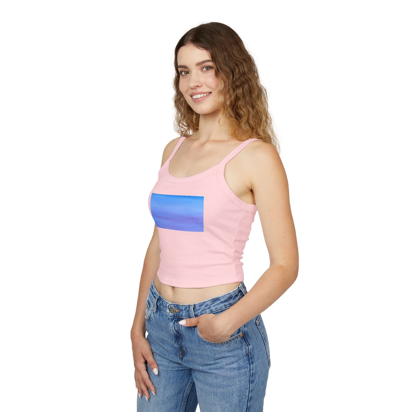 Mapping Nature's Sky Palettes Women's Spaghetti Strap Tank Top