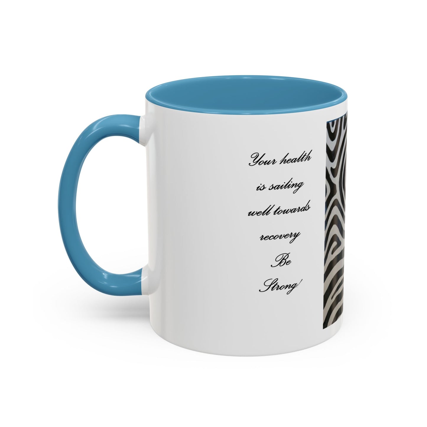 Quick Recovery wishes: Zebra Prints Accent Coffee Mug (11, 15oz)