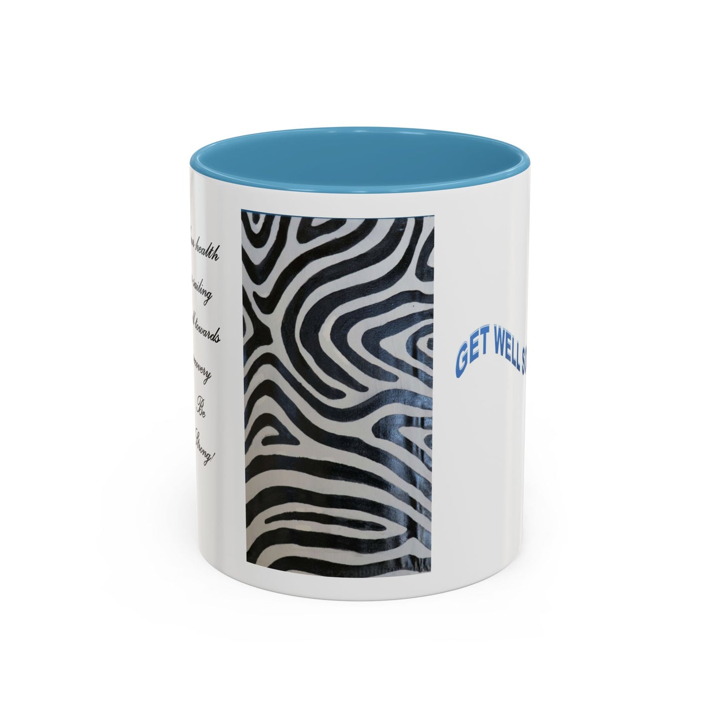 Quick Recovery wishes: Zebra Prints Accent Coffee Mug (11, 15oz)