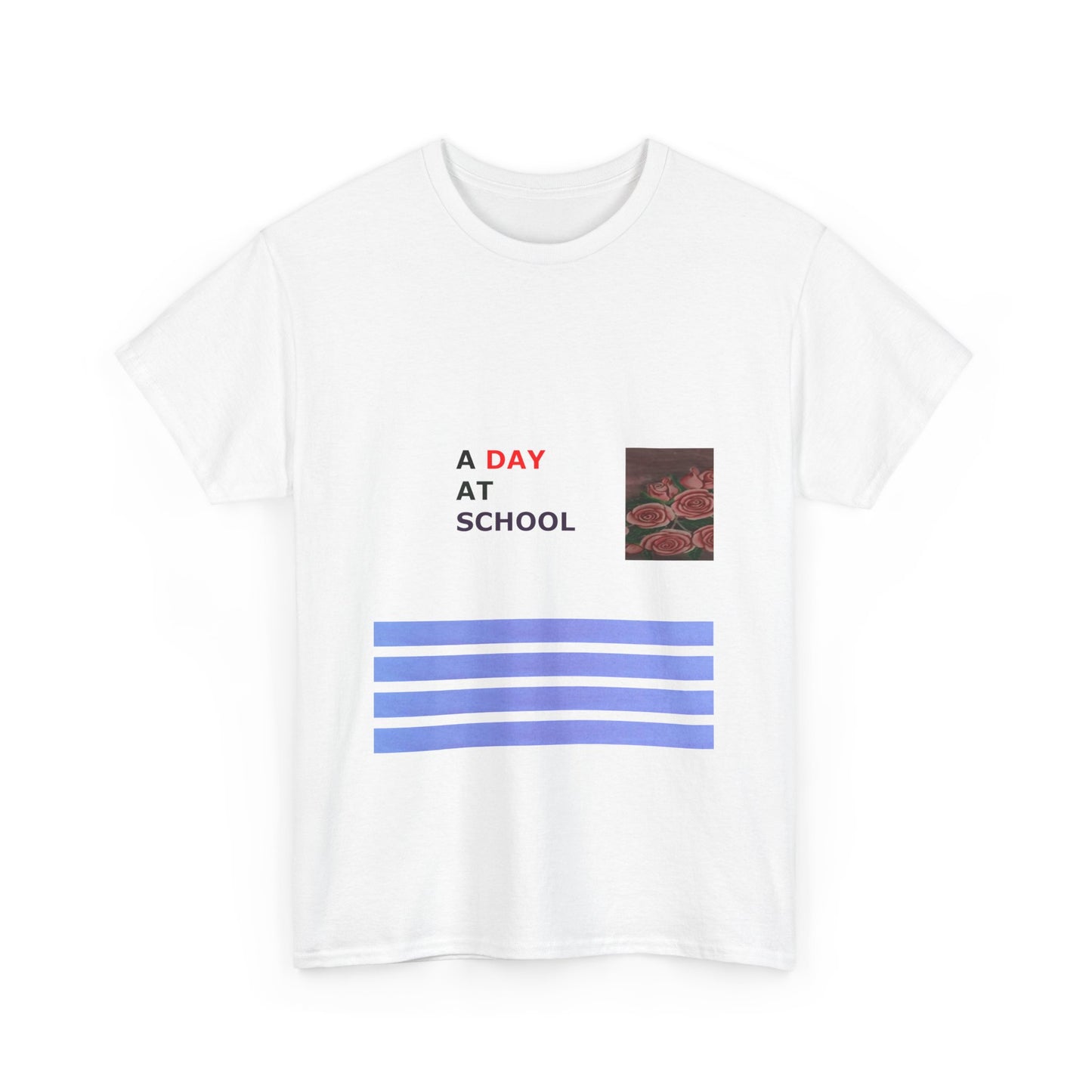 A day at School Unisex Heavy Cotton Tee Express Delivery available