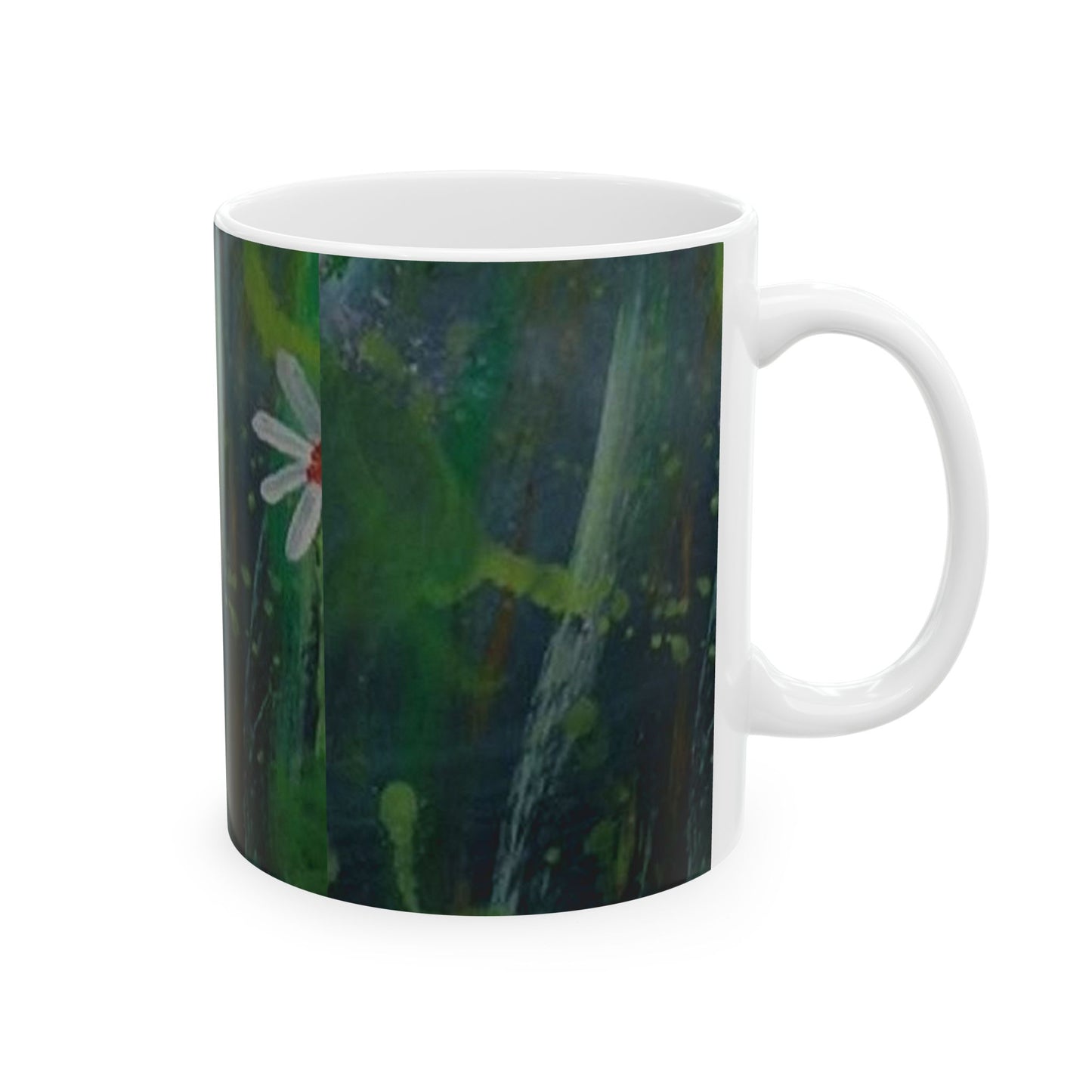 Petals of beauty: The Wild Vegetation Ceramic Mug, (11oz, 15oz)