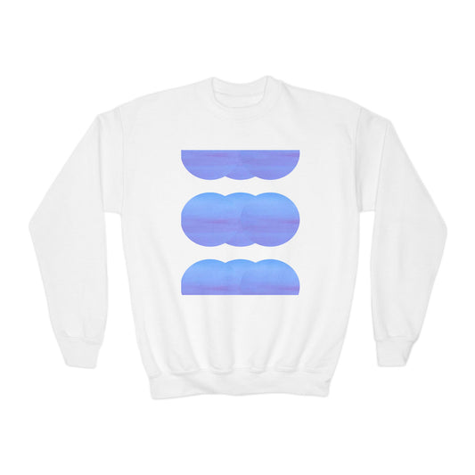 Sky Hues Youth Crewneck Sweatshirt