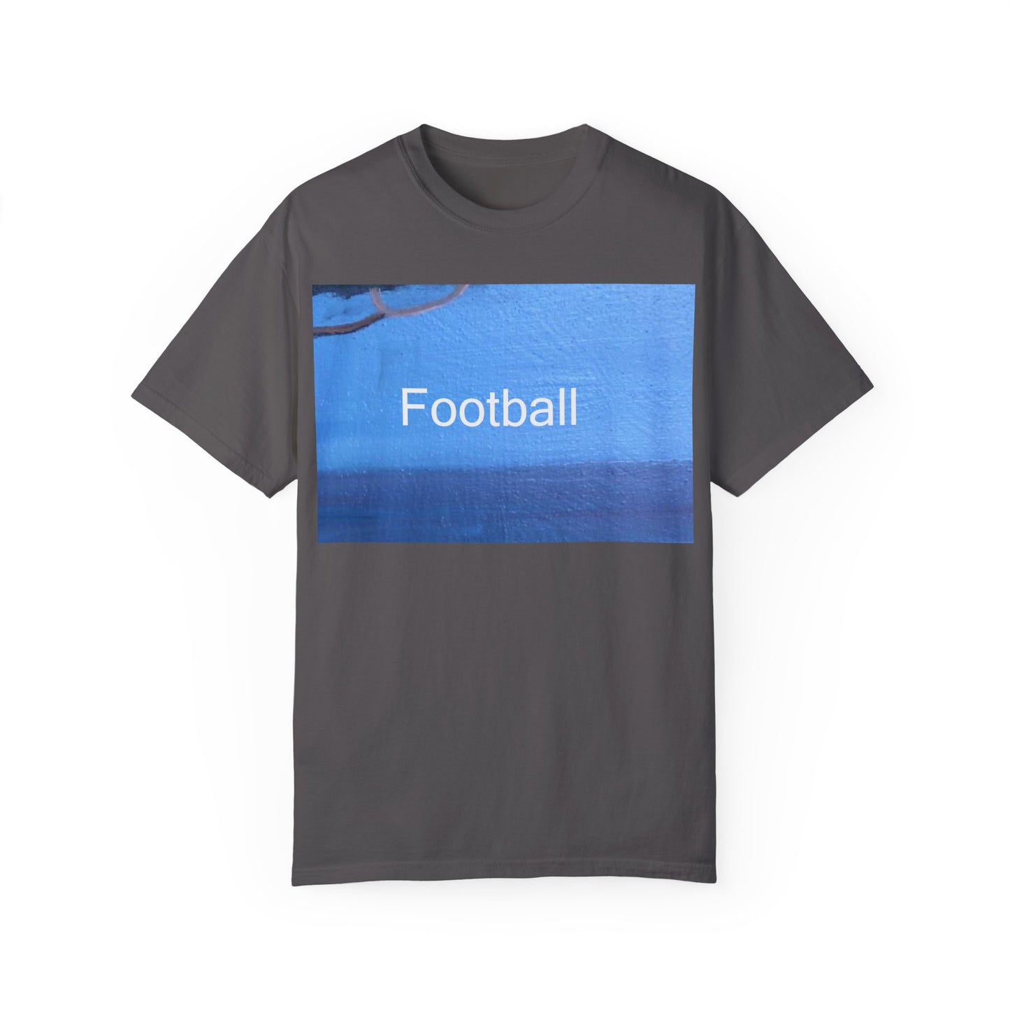 Peeping Acacia branch Football Unisex Garment-Dyed T-shirt