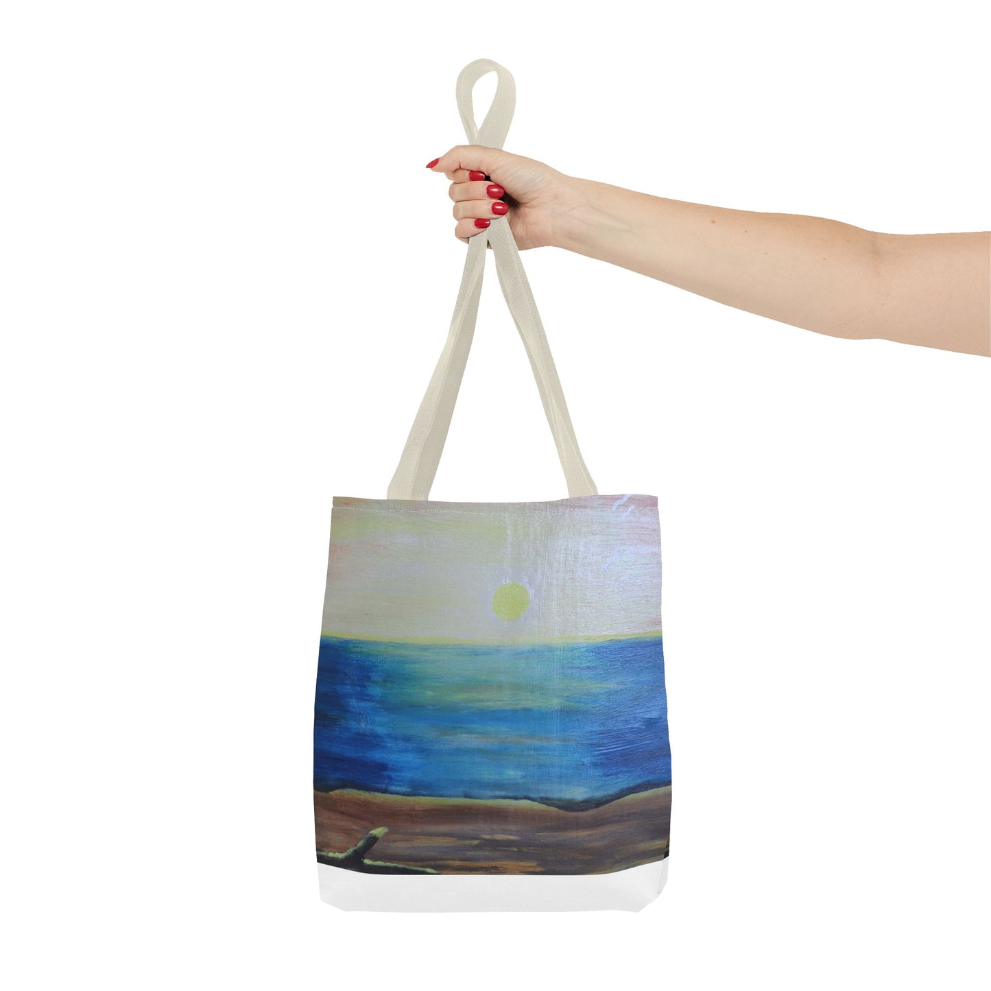 Sunrise over ocean landscape Tote Bag (AOP)