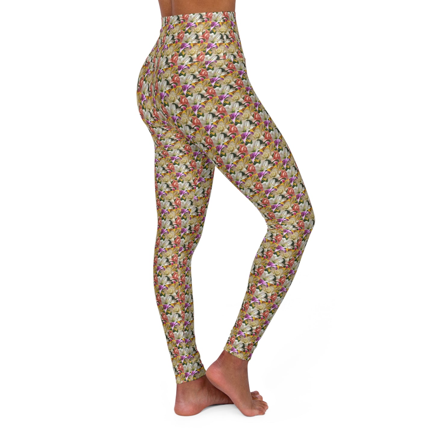 Rare radiant Floral High Waisted Yoga Leggings for Comfort and Style