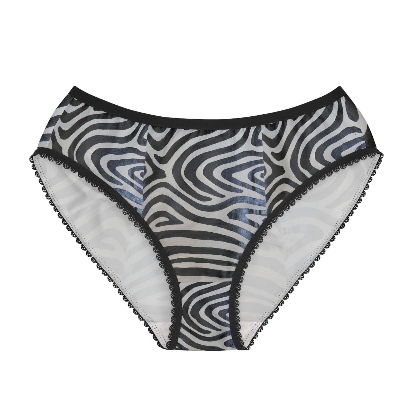 Free Comfort in Zebra Prints Women's Briefs (AOP)