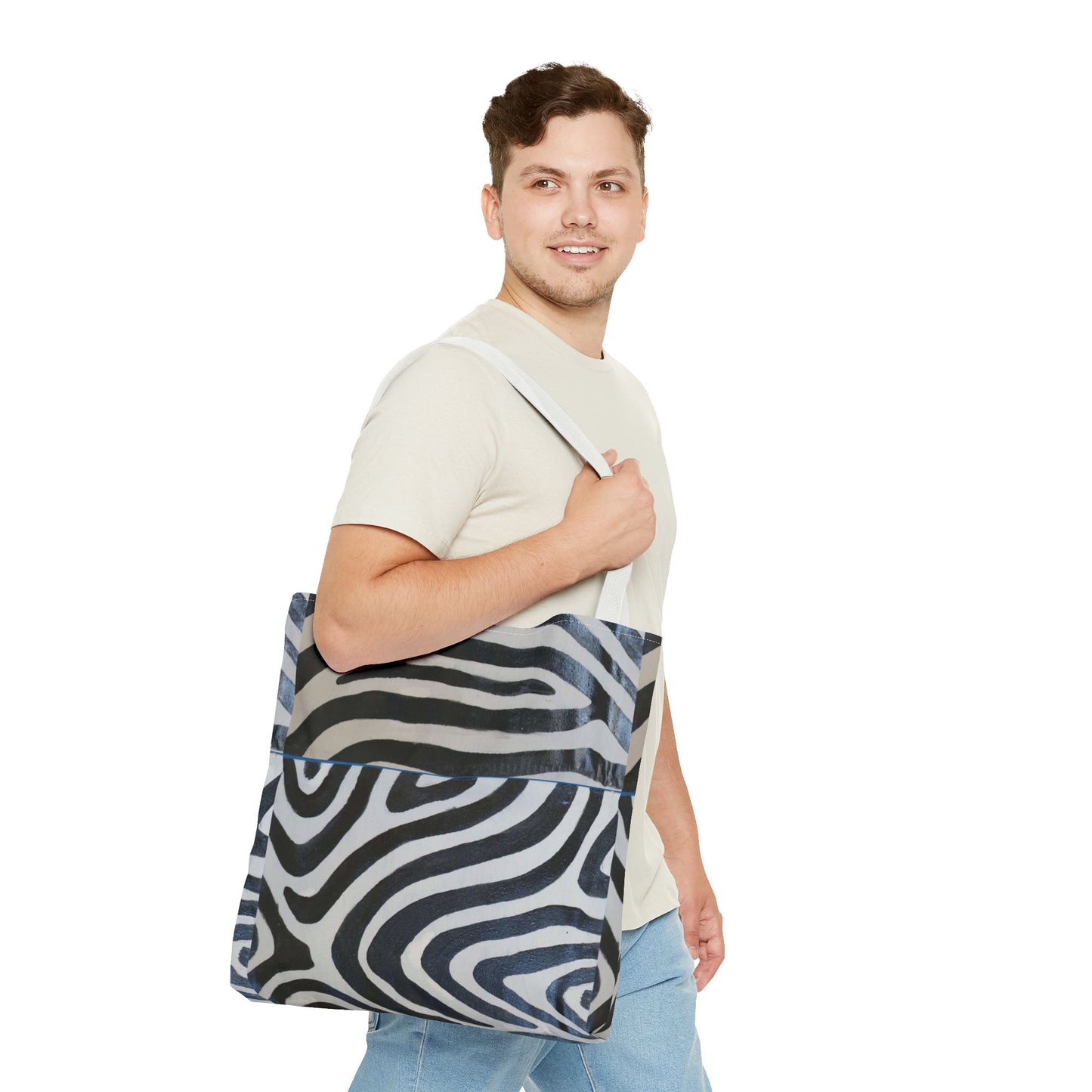 Unleashing Zebra Prints Tote Bag (AOP)