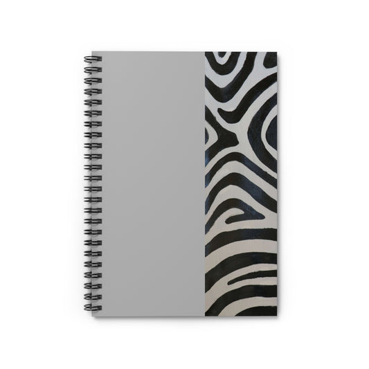 Stripes of Elegance Spiral Notebook - Ruled Line