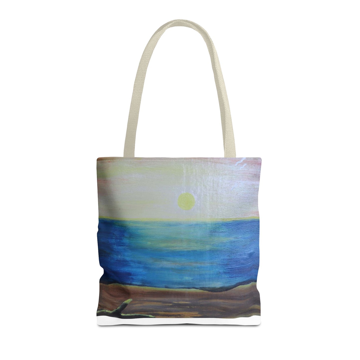 Sunrise over ocean landscape Tote Bag (AOP)