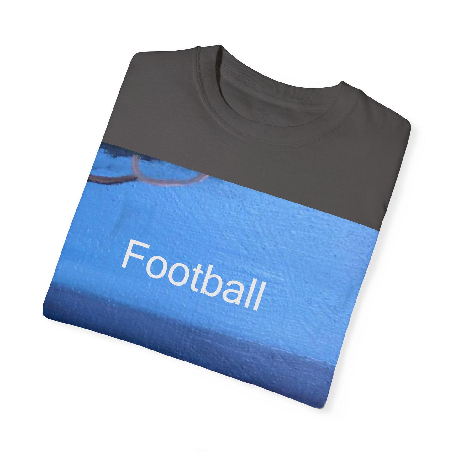 Peeping Acacia branch Football Unisex Garment-Dyed T-shirt