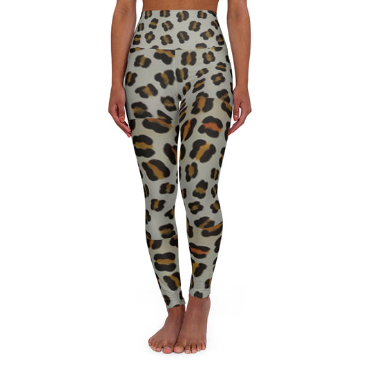 Stylish High Waisted Yoga Leggings | Leopard Print Activewear for Fitness Enthusiasts