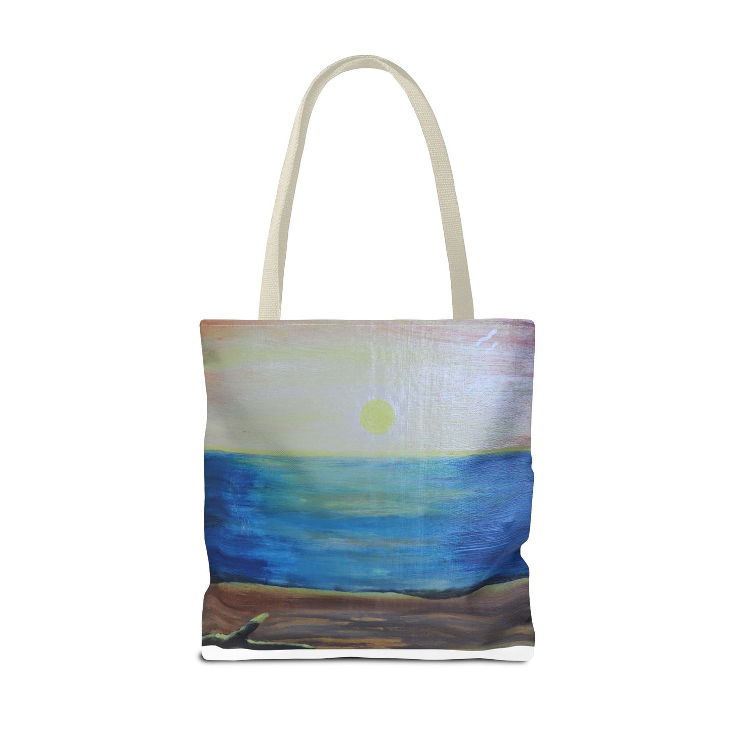 Sunrise over ocean landscape Tote Bag (AOP)