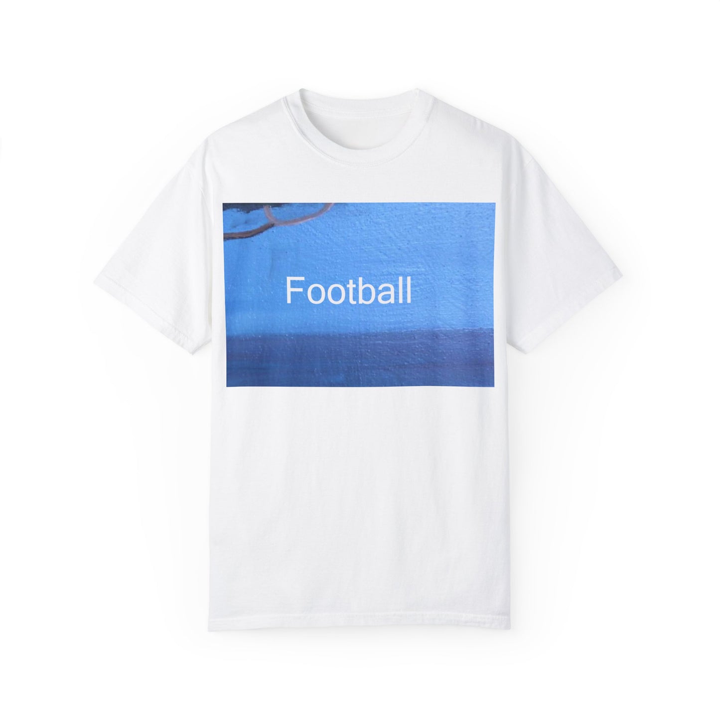 Peeping Acacia branch Football Unisex Garment-Dyed T-shirt