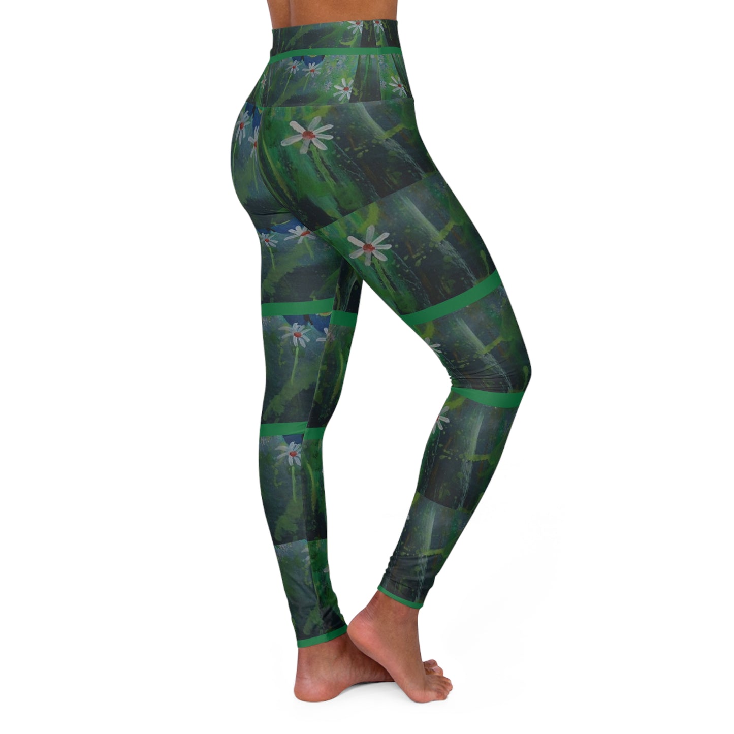 Floral High Waisted Yoga Leggings - Stylish Activewear for Comfort and Flexibility