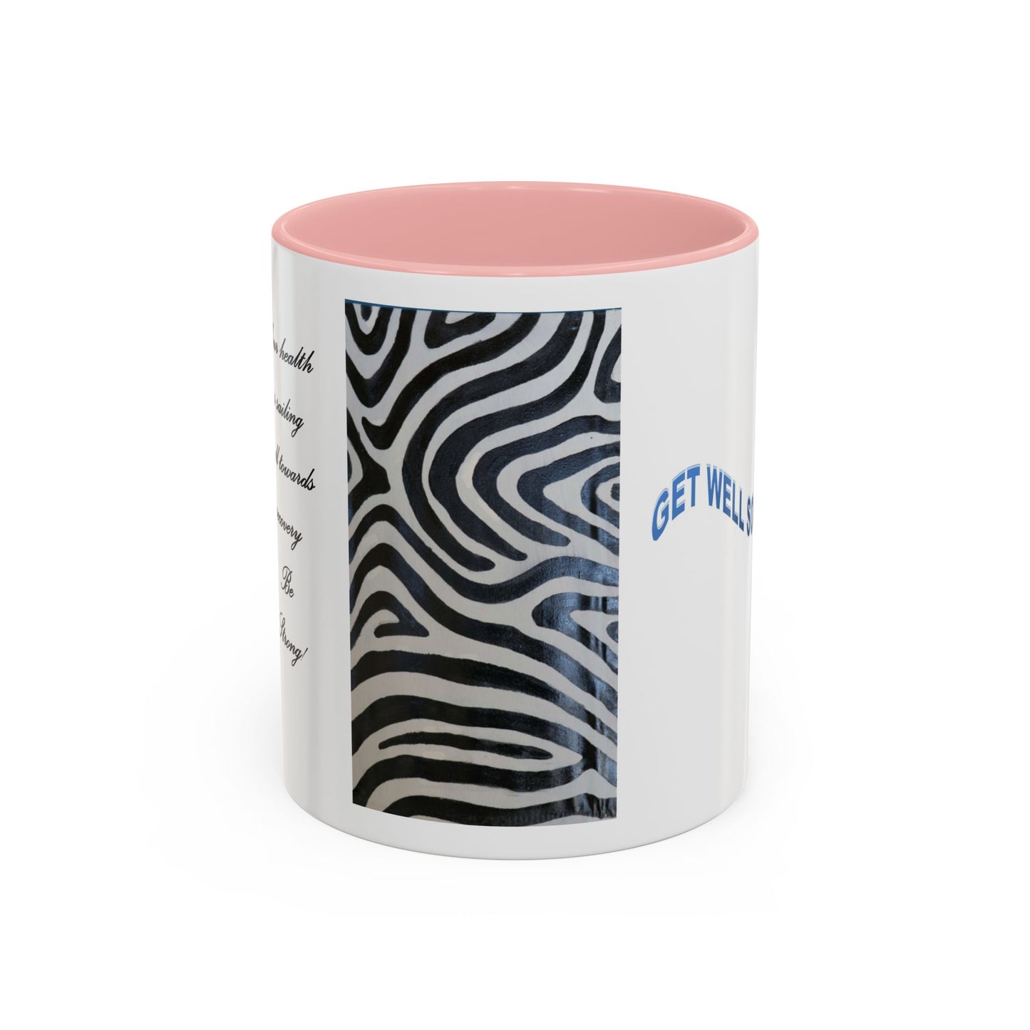 Quick Recovery wishes: Zebra Prints Accent Coffee Mug (11, 15oz)