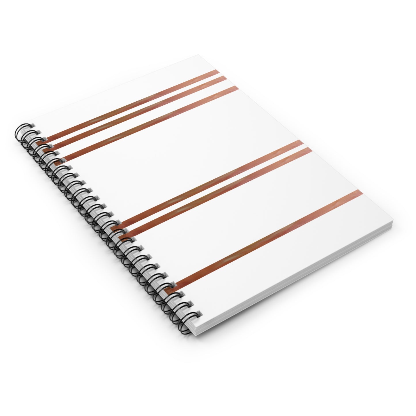 Undulating land waves Spiral Notebook - Ruled Line