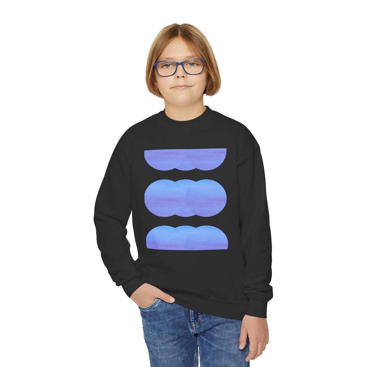 Sky Hues Youth Crewneck Sweatshirt