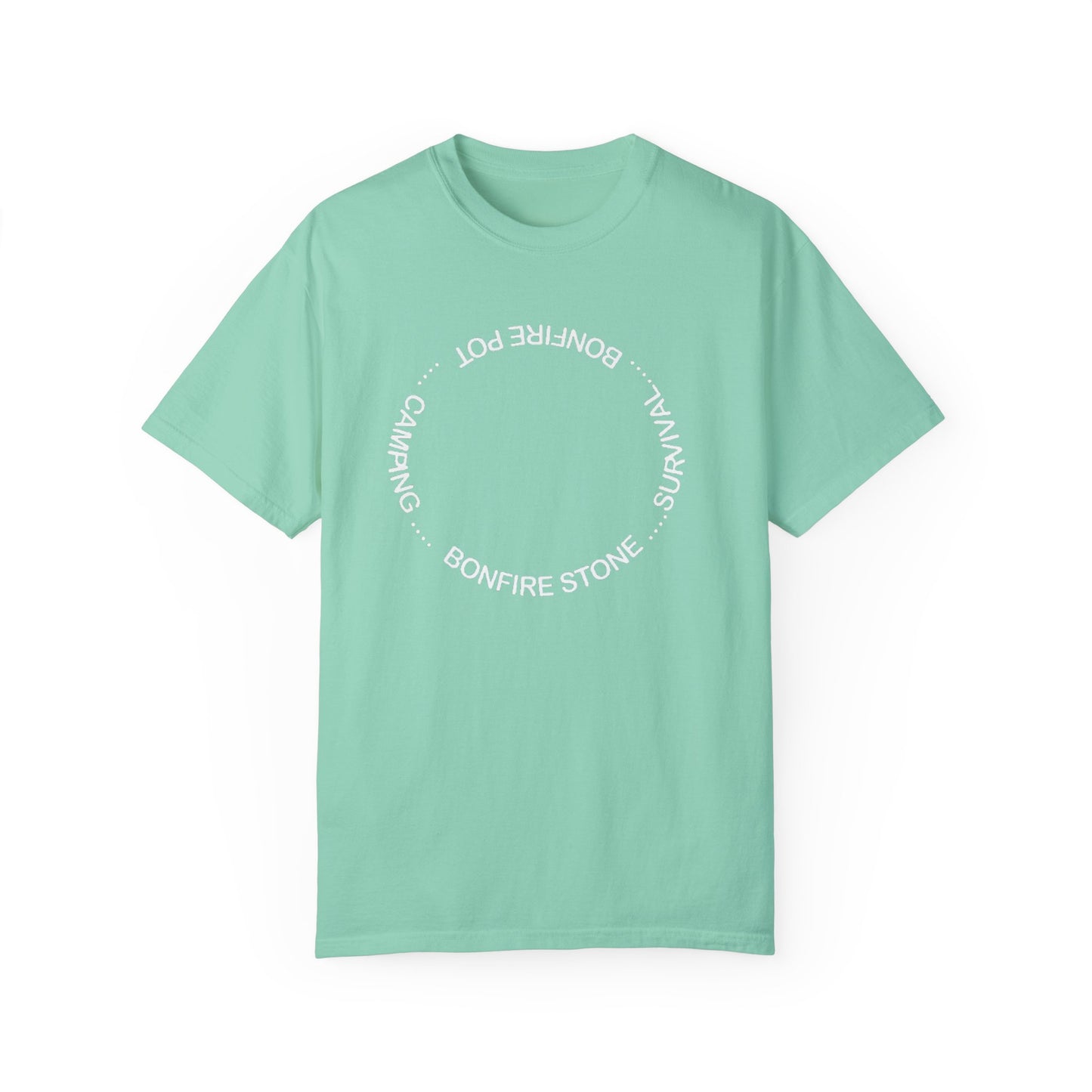 Tents, Trails, and Tranquility: A Camper’s Journey Unisex Garment-Dyed T-shirt