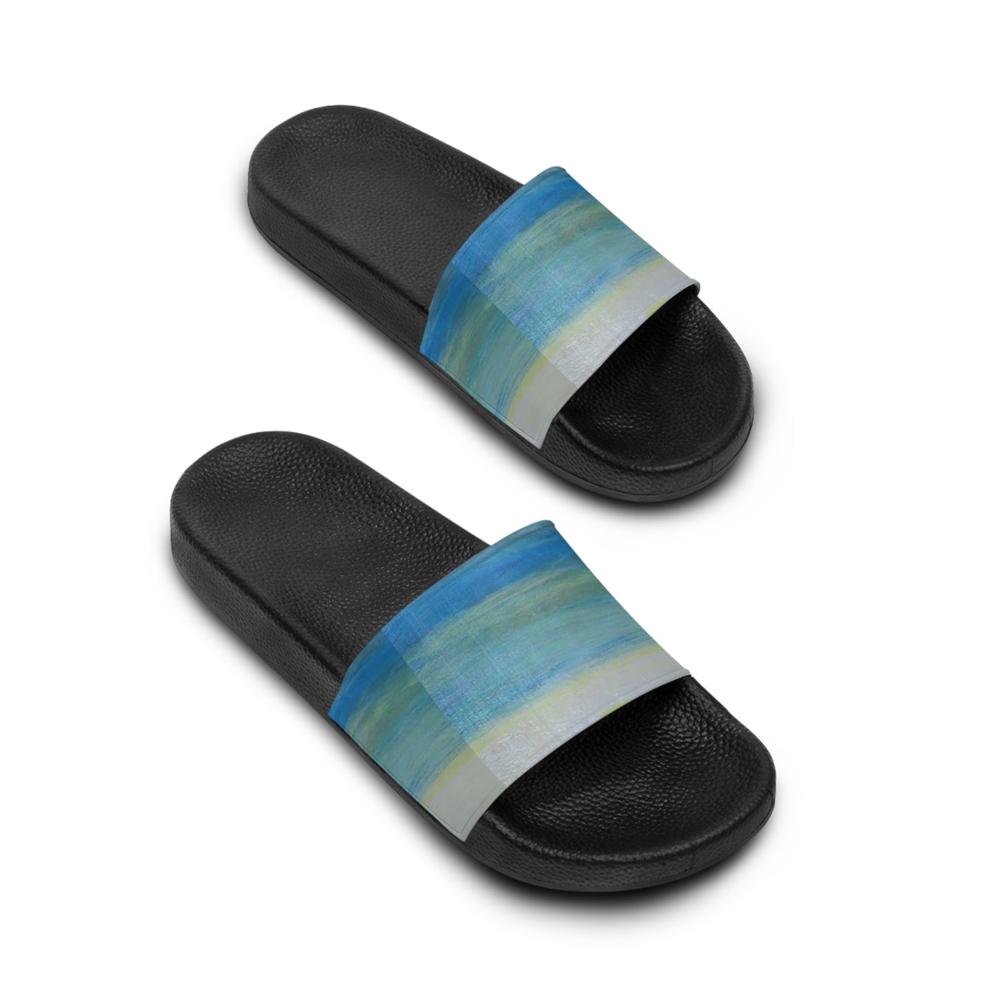 Sunrise over the Ocean waters Men's Slide Sandals