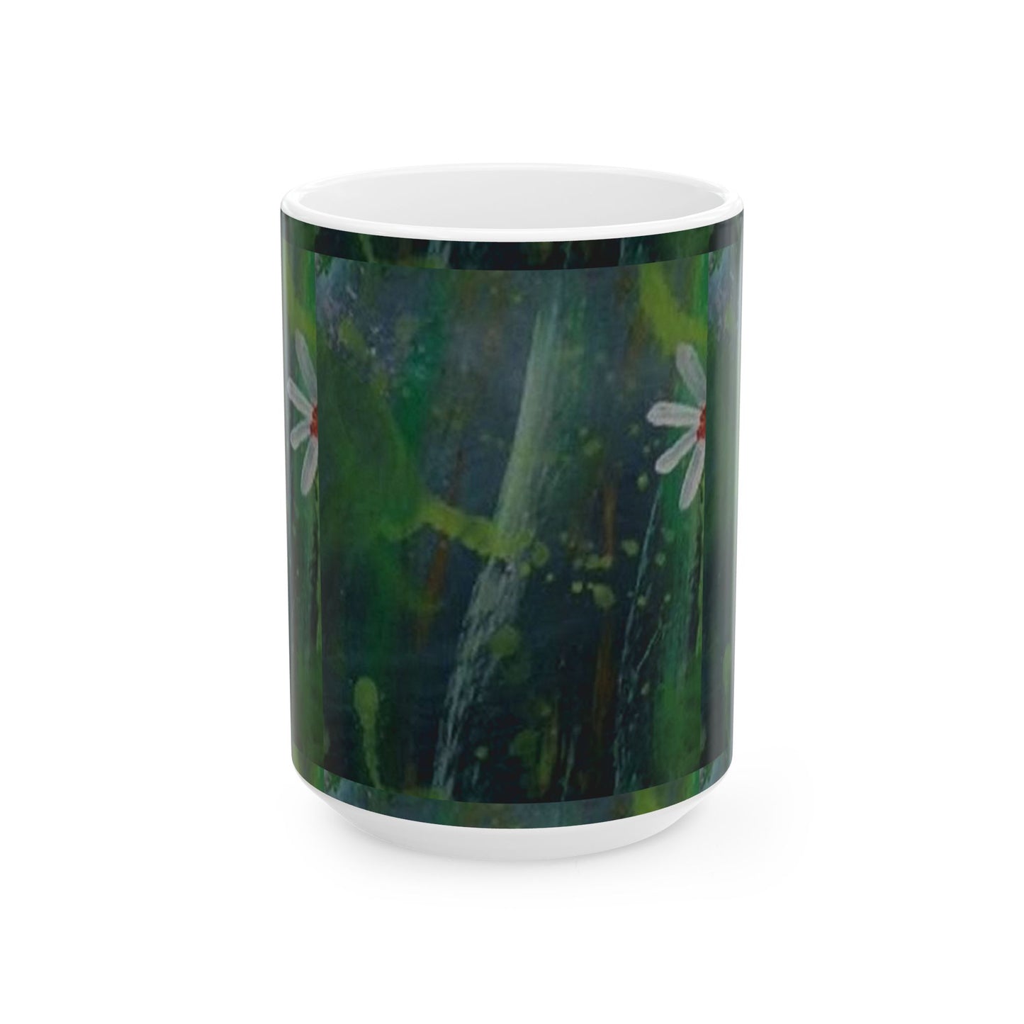 Petals of beauty: The Wild Vegetation Ceramic Mug, (11oz, 15oz)