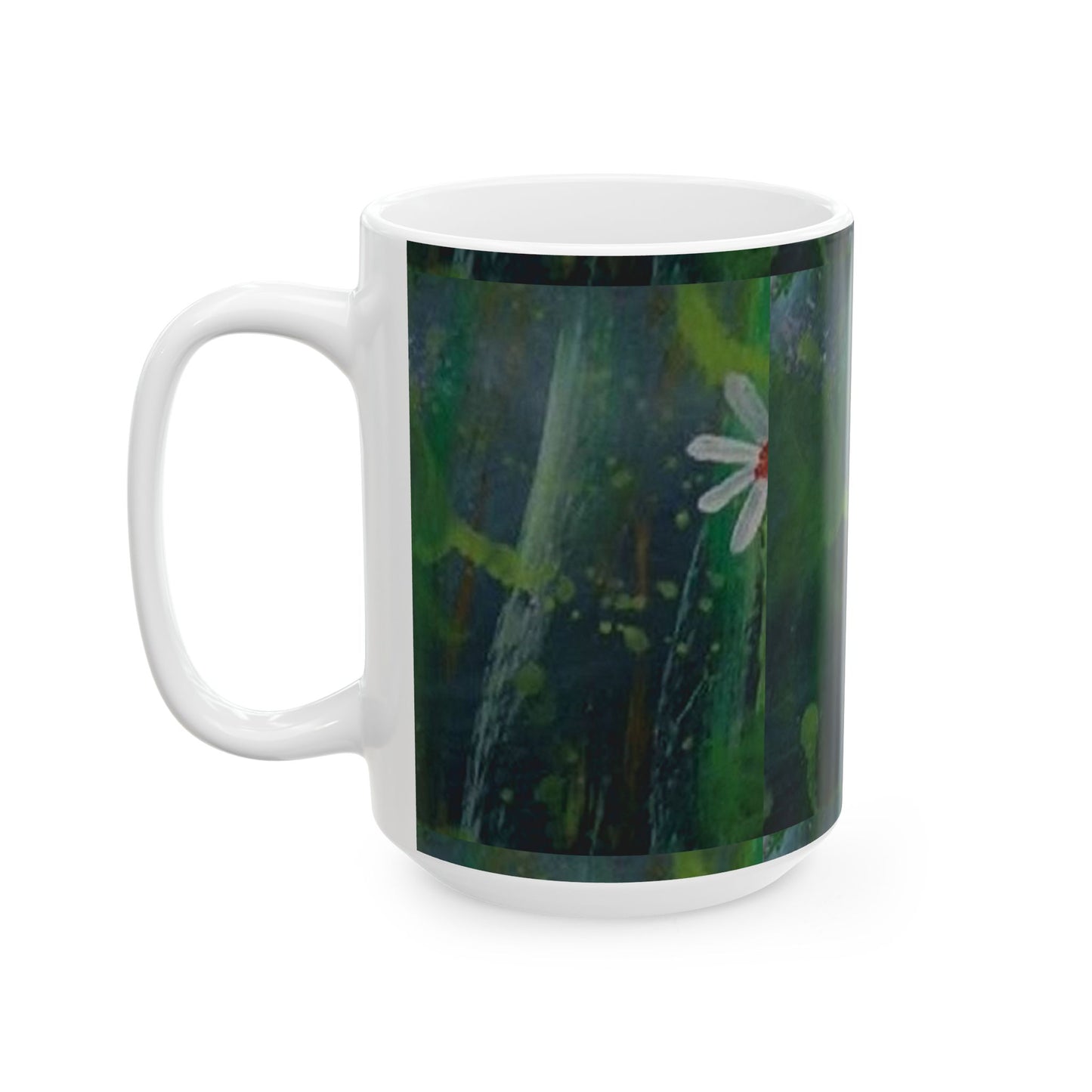 Petals of beauty: The Wild Vegetation Ceramic Mug, (11oz, 15oz)