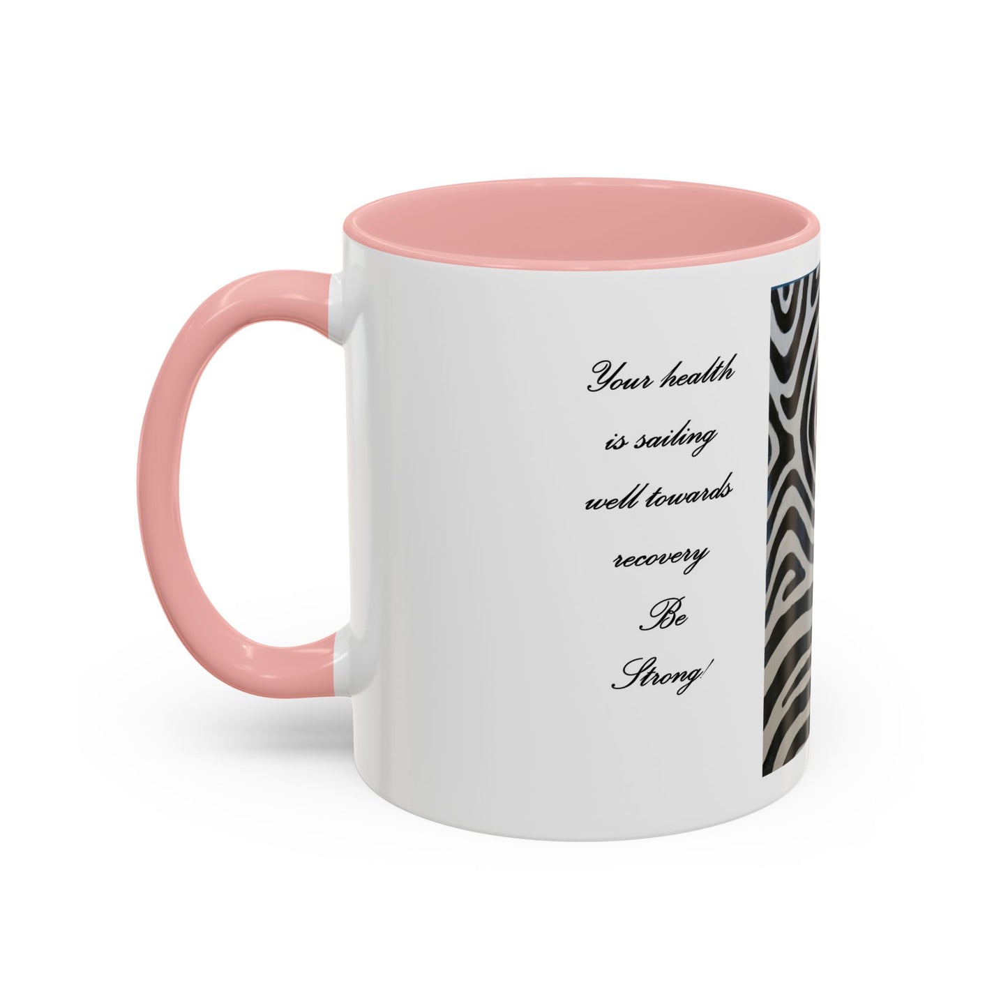 Quick Recovery wishes: Zebra Prints Accent Coffee Mug (11, 15oz)