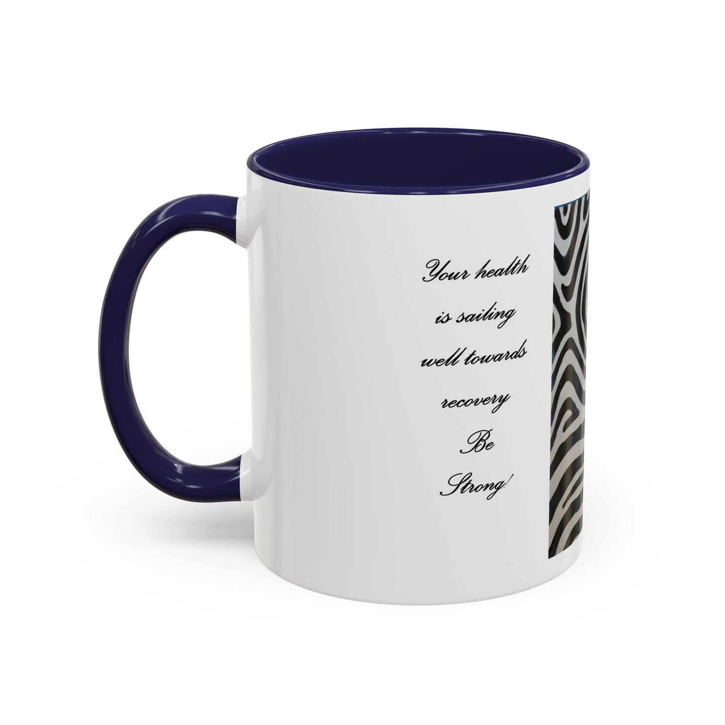 Quick Recovery wishes: Zebra Prints Accent Coffee Mug (11, 15oz)