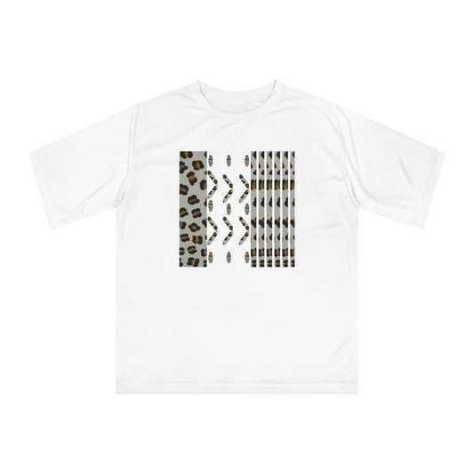 Wild Rosettes Unisex Zone Performance T-Shirt | Wild Animal Print | Perfect for Workout & Casual Wear