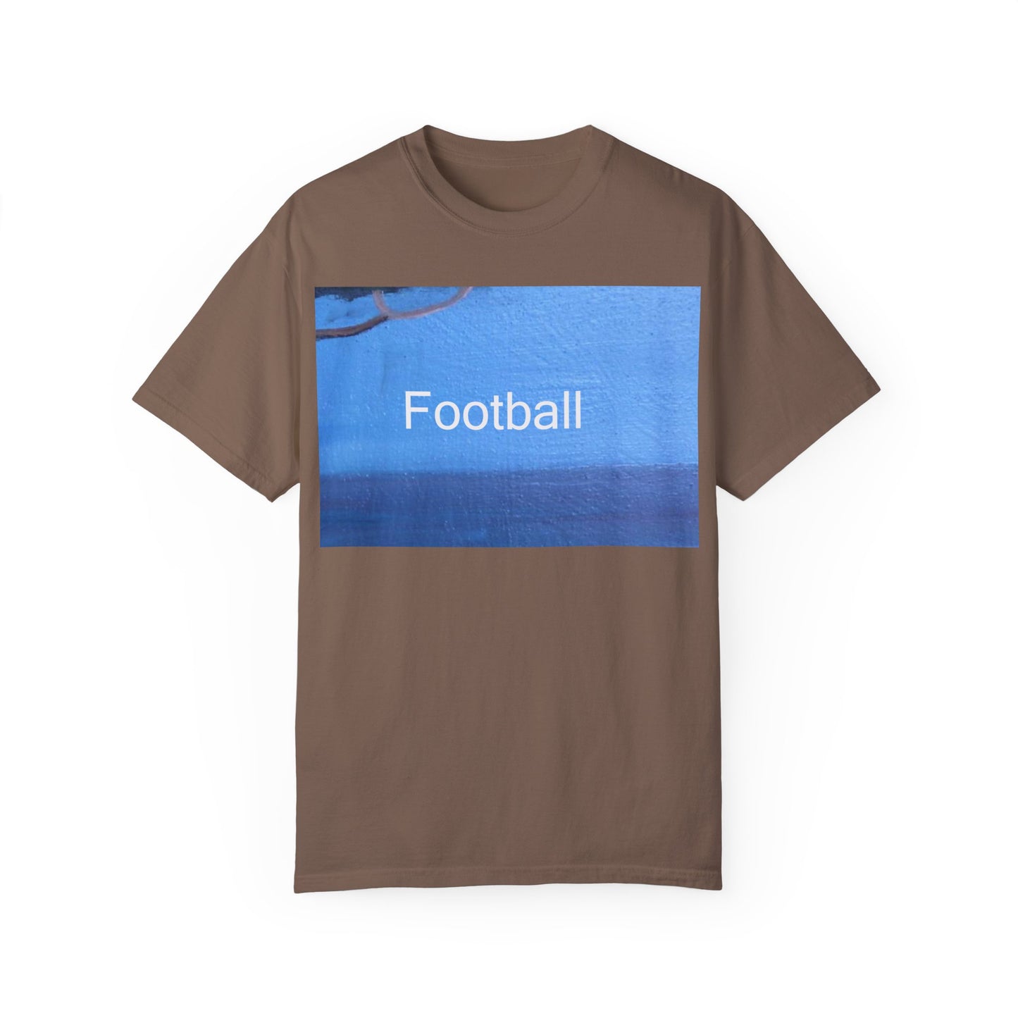 Peeping Acacia branch Football Unisex Garment-Dyed T-shirt