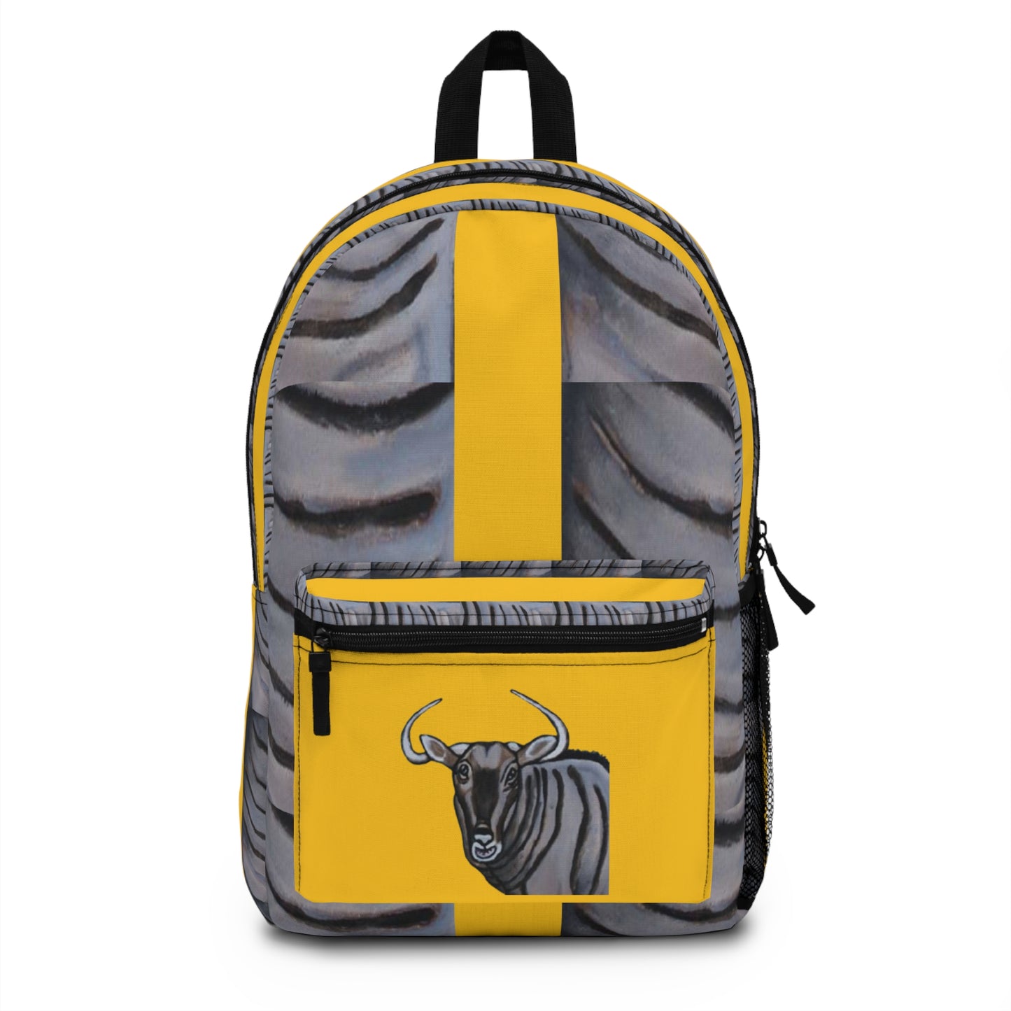 Migratory Wildebeest in art  Backpack