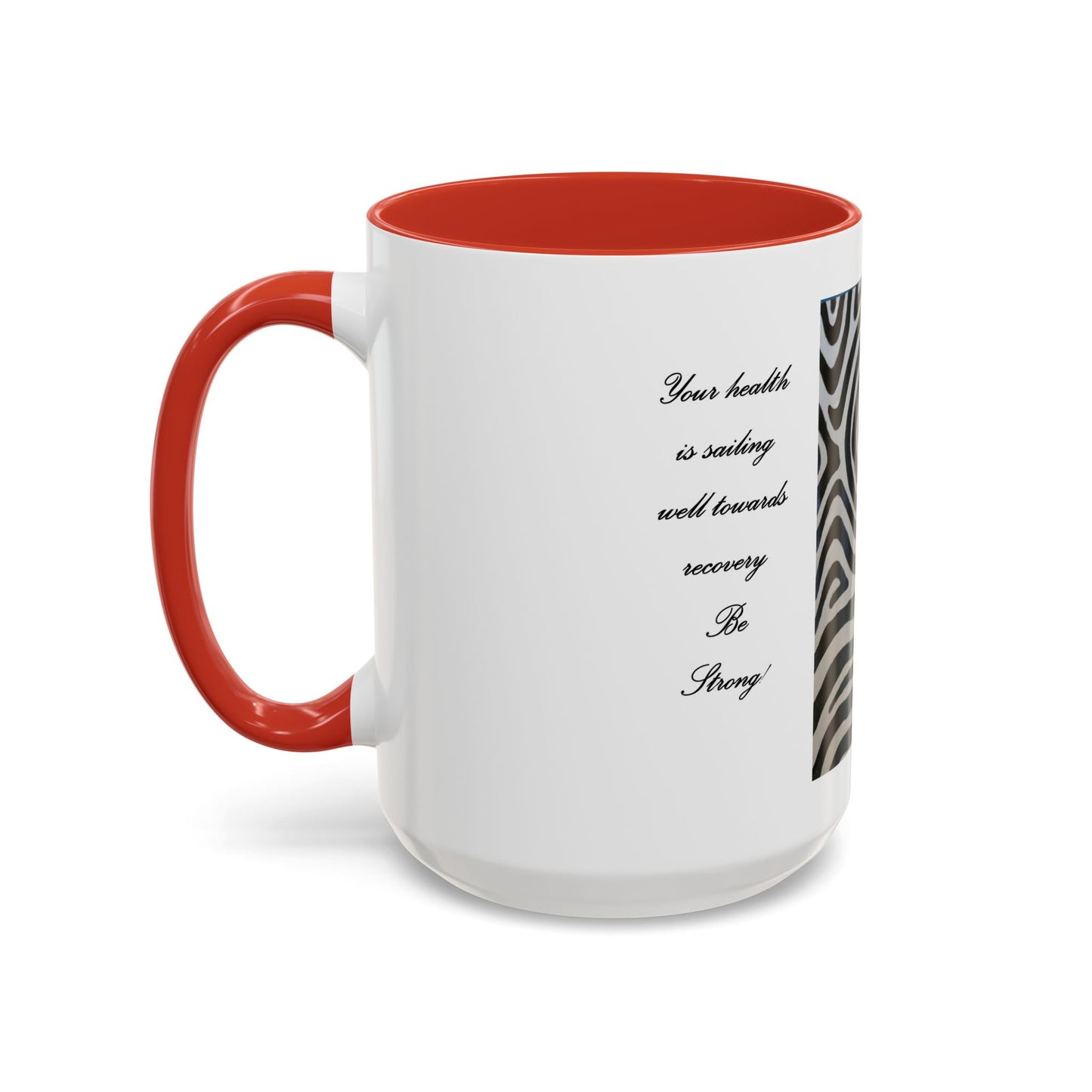 Quick Recovery wishes: Zebra Prints Accent Coffee Mug (11, 15oz)