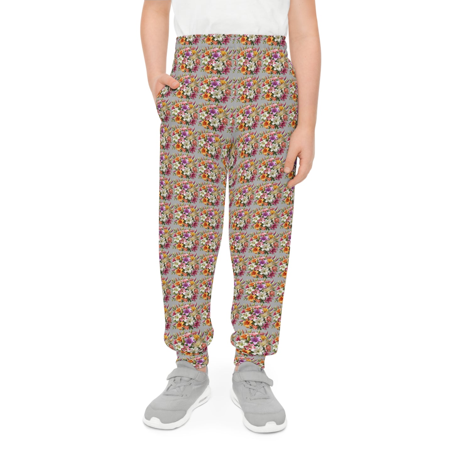 Assorted lilies Floral Youth Joggers - Fun & Comfortable Activewear for Kids