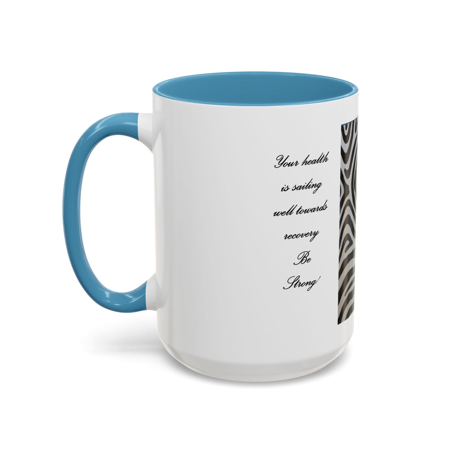 Quick Recovery wishes: Zebra Prints Accent Coffee Mug (11, 15oz)