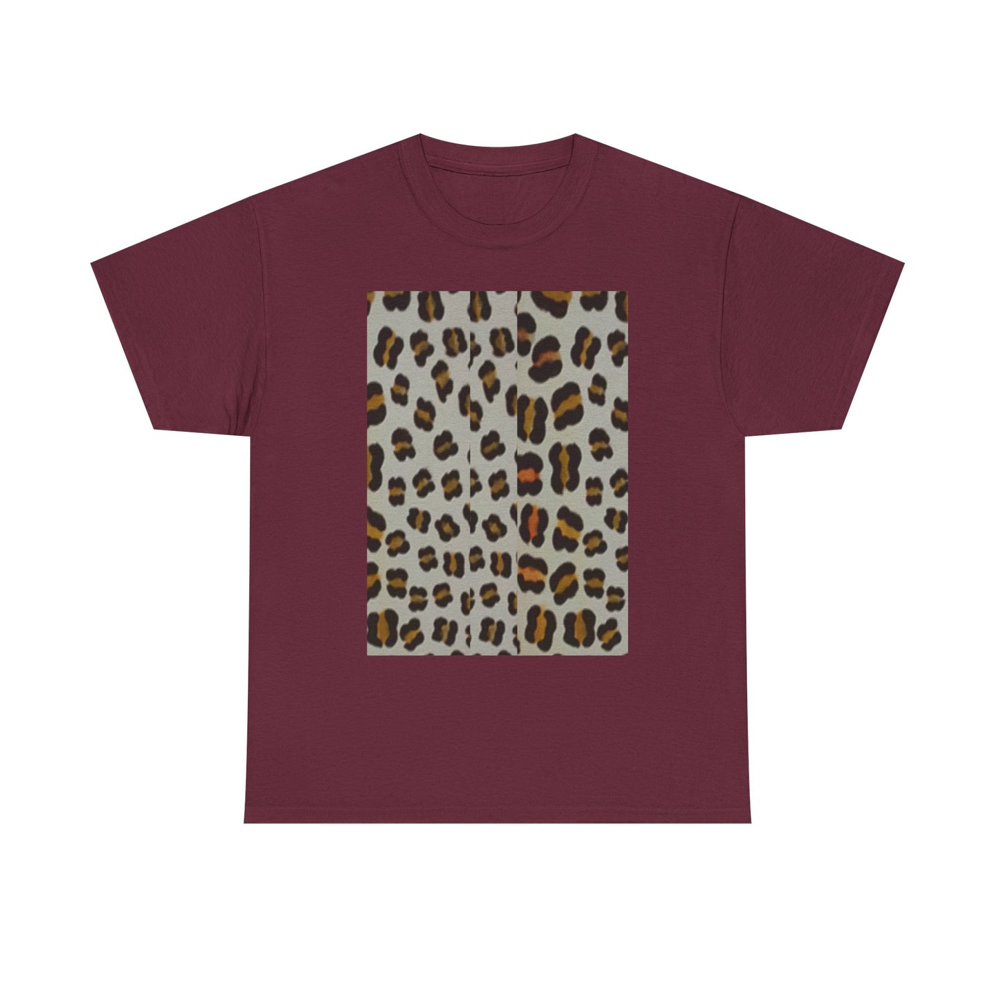 Roaring in Style: Elegant Leopard Rosettes Copy of Unisex Heavy Cotton Tee