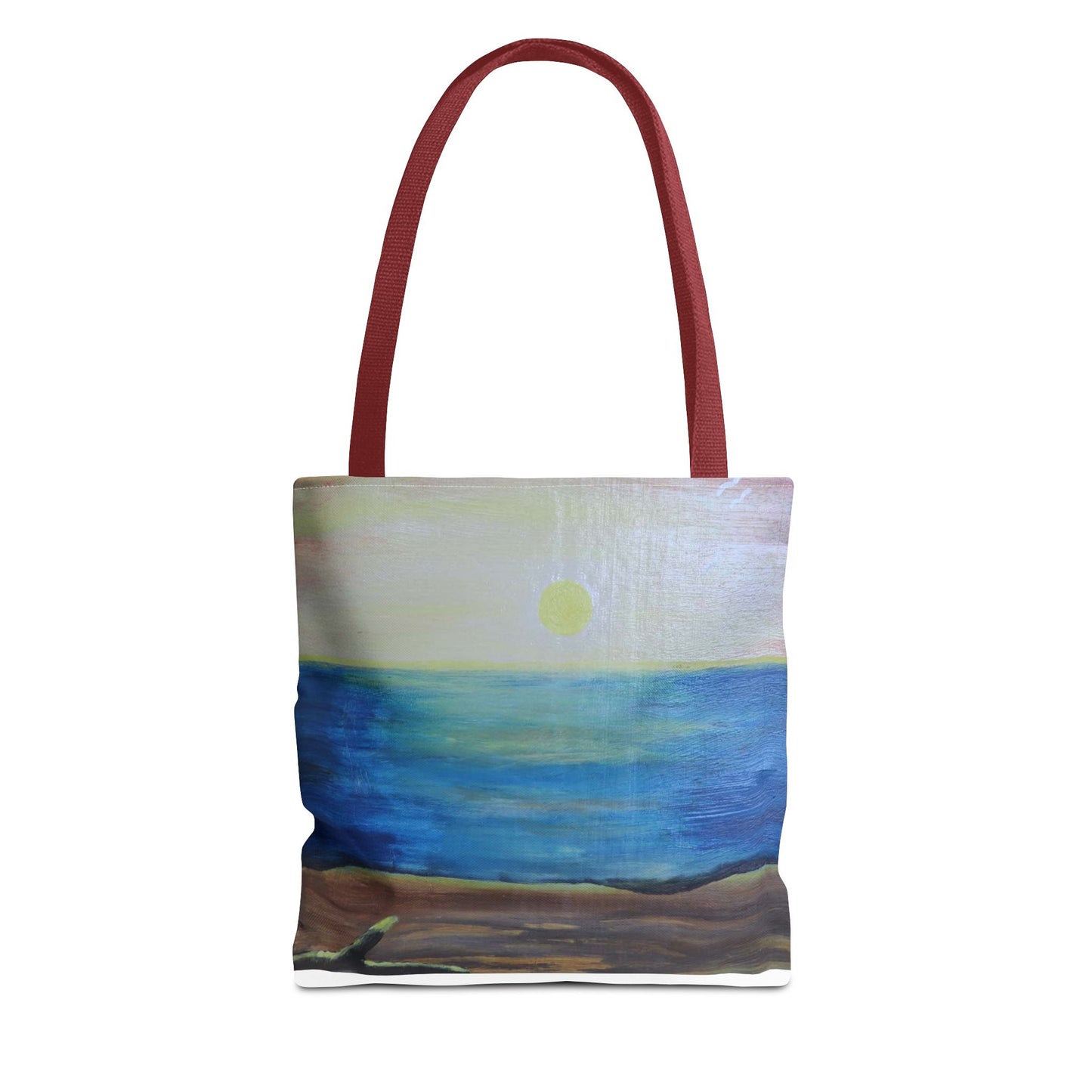 Sunrise over ocean landscape Tote Bag (AOP)