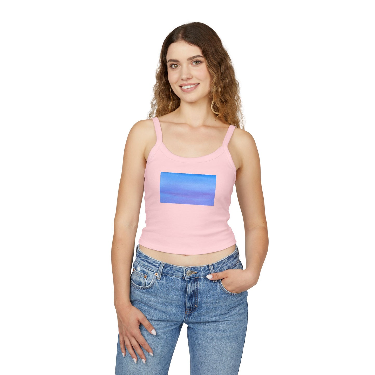 Mapping Nature's Sky Palettes Women's Spaghetti Strap Tank Top