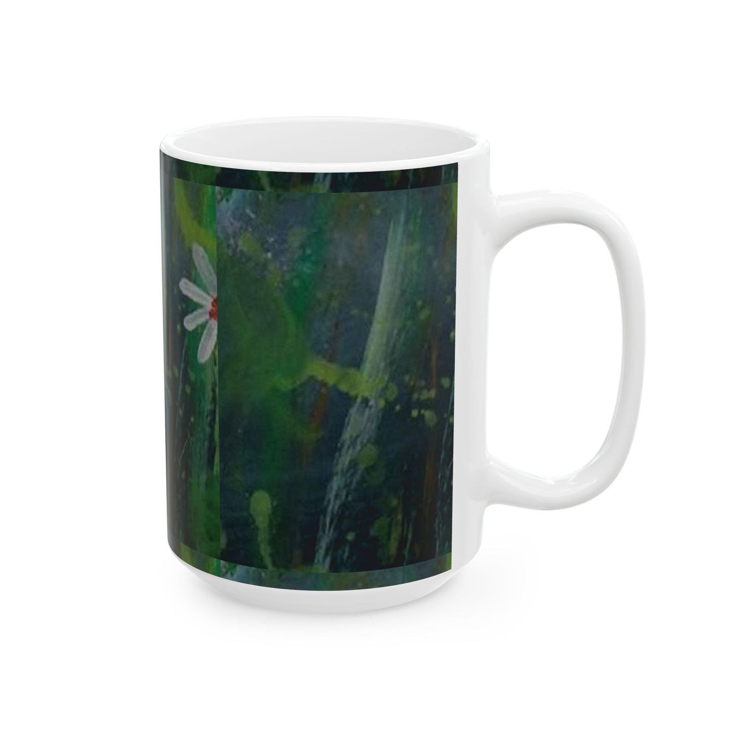 Petals of beauty: The Wild Vegetation Ceramic Mug, (11oz, 15oz)