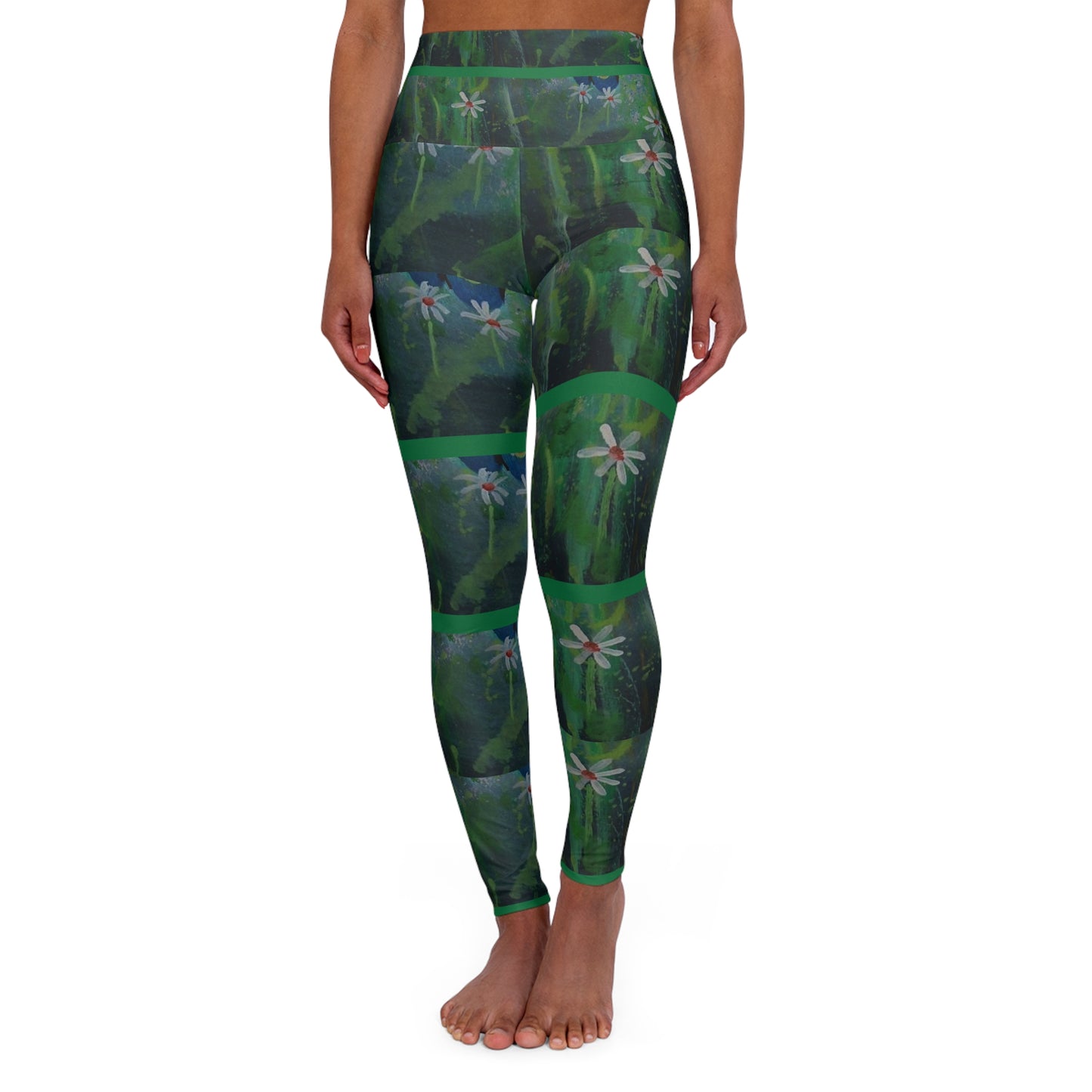 Floral High Waisted Yoga Leggings - Stylish Activewear for Comfort and Flexibility