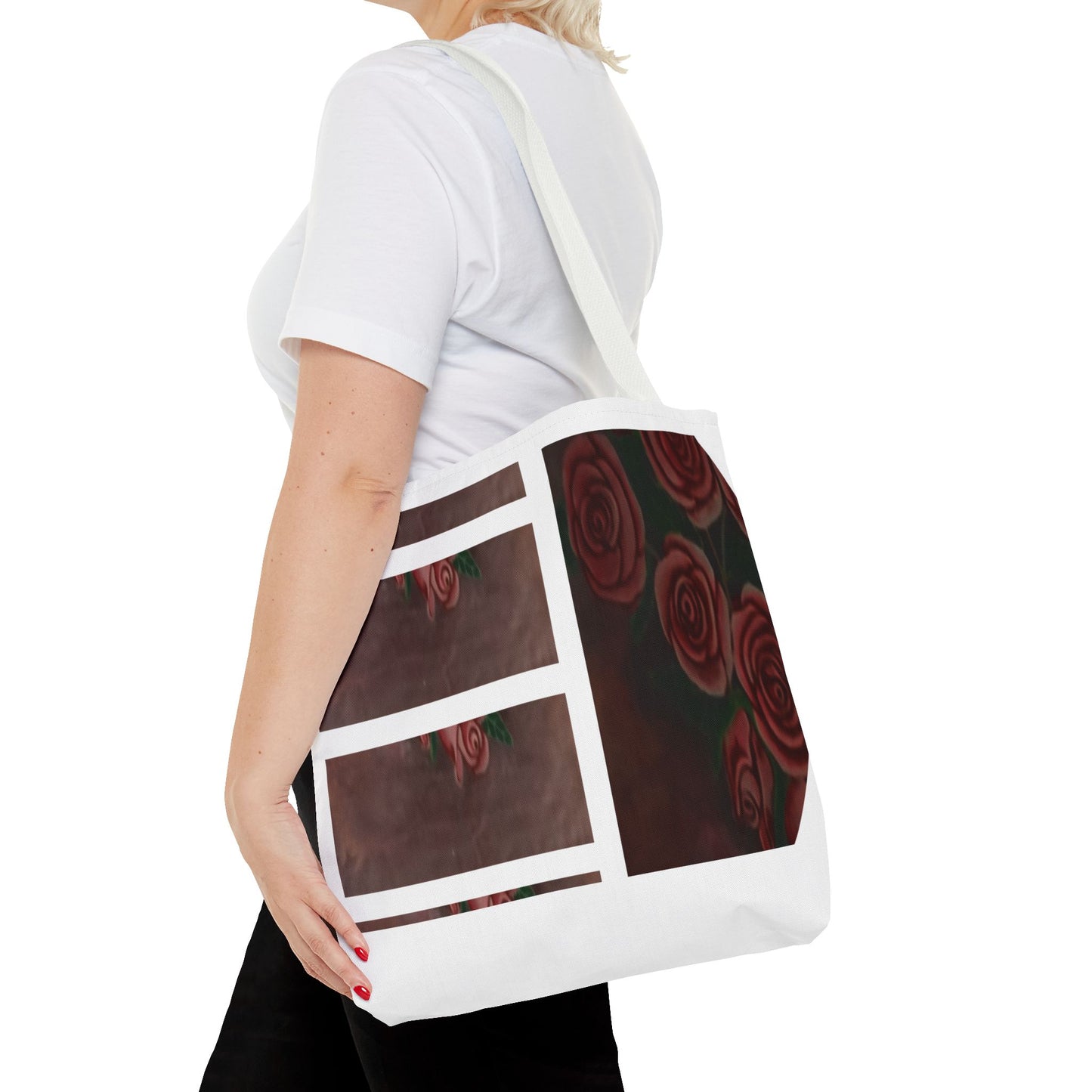 Simply the blossoming Roses Tote Bag (AOP)