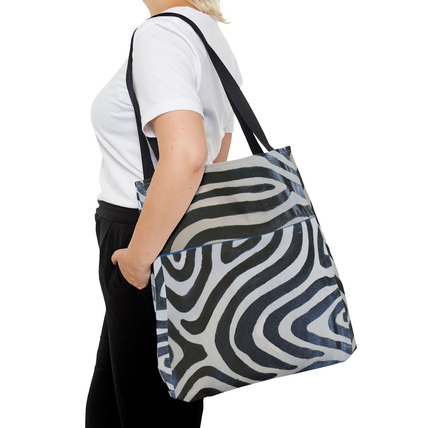 Unleashing Zebra Prints Tote Bag (AOP)