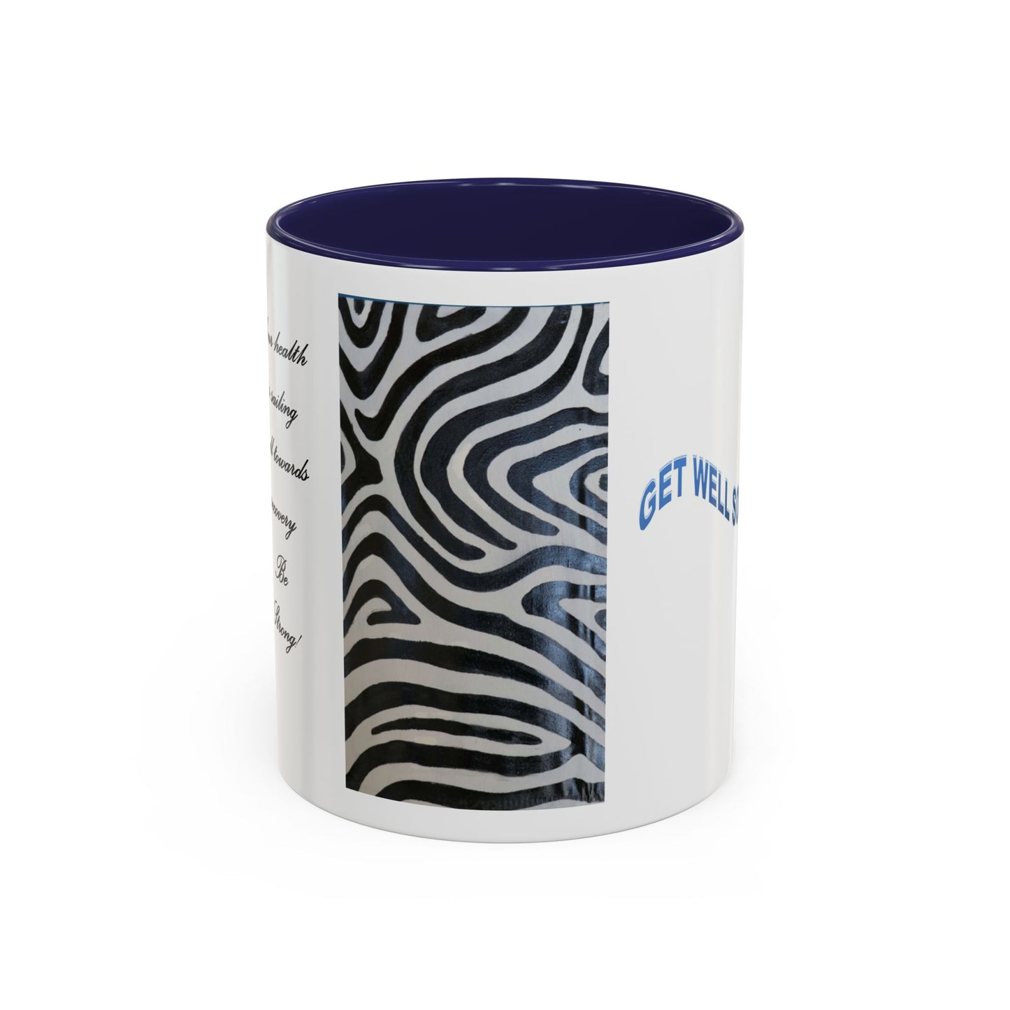 Quick Recovery wishes: Zebra Prints Accent Coffee Mug (11, 15oz)