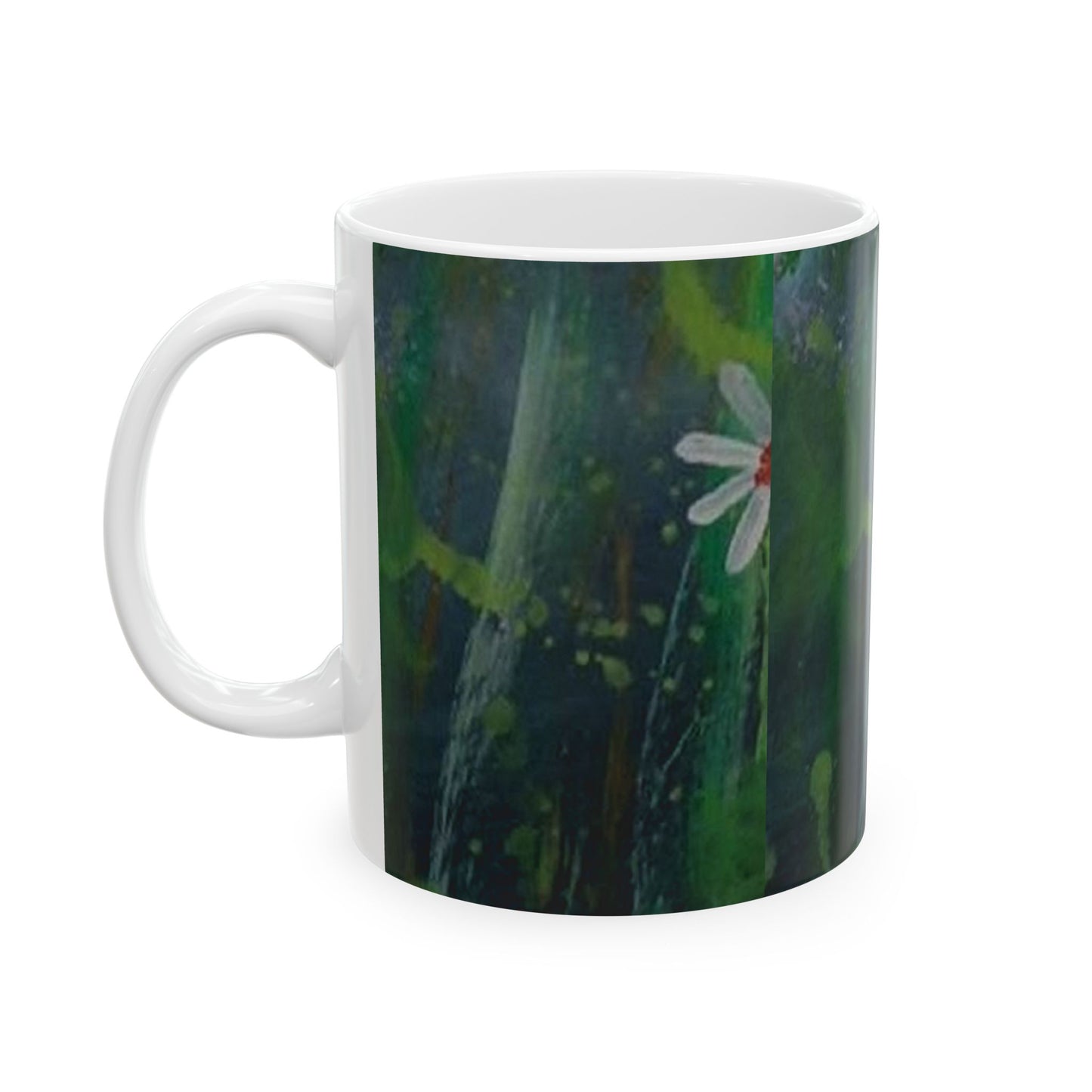 Petals of beauty: The Wild Vegetation Ceramic Mug, (11oz, 15oz)