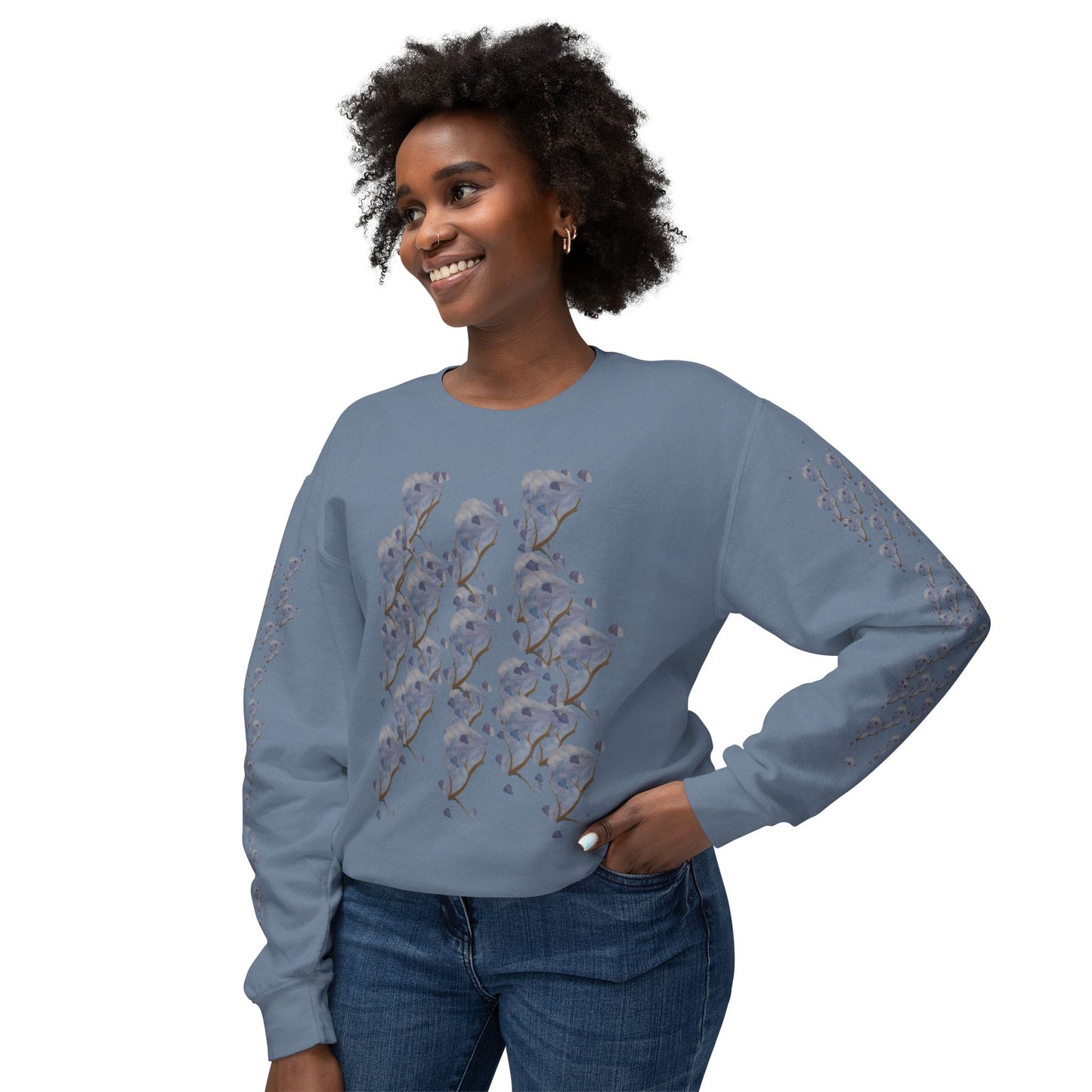 The twigs and leaves Unisex Lightweight Crewneck Sweatshirt