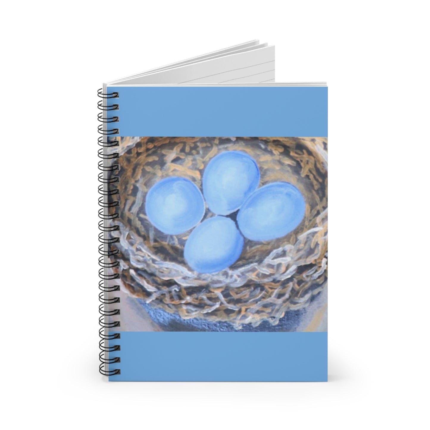 Robbin Bird Magic:  Eggs Delight Spiral Notebook - Ruled Line