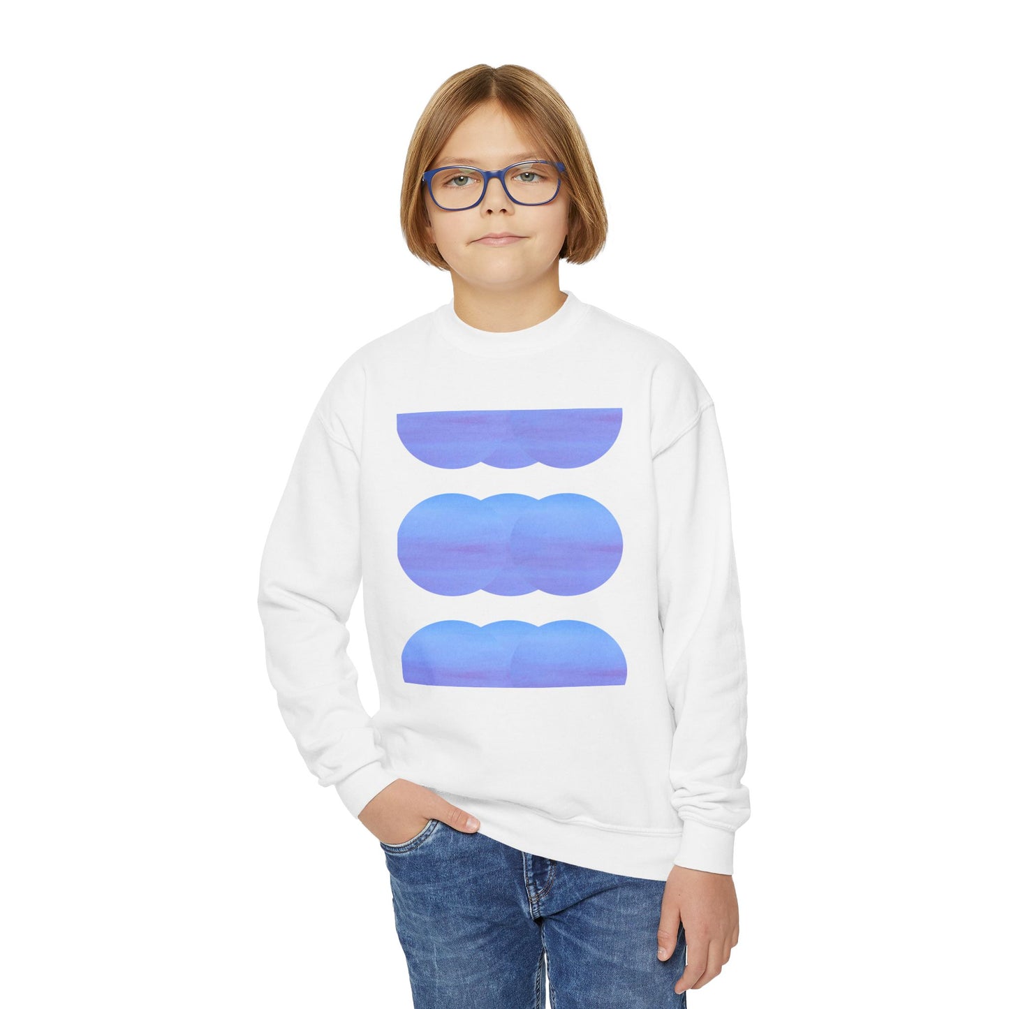 Sky Hues Youth Crewneck Sweatshirt