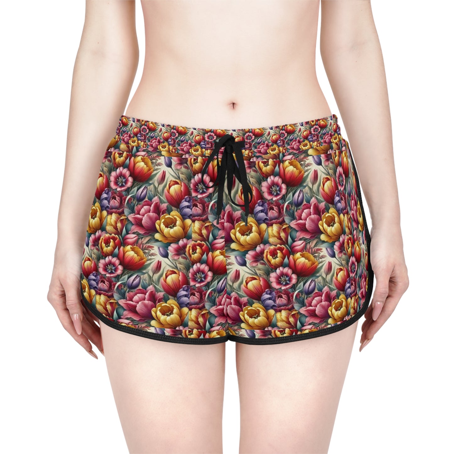 Floral Women's Relaxed Shorts - Perfect for Summer Relaxation