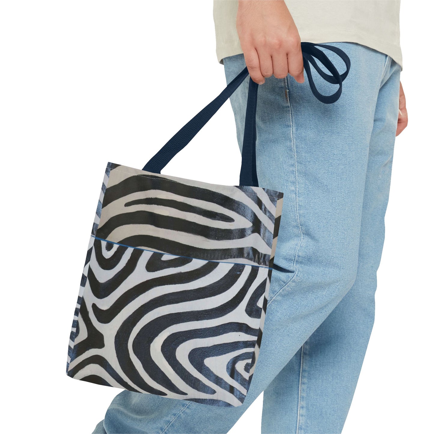 Unleashing Zebra Prints Tote Bag (AOP)