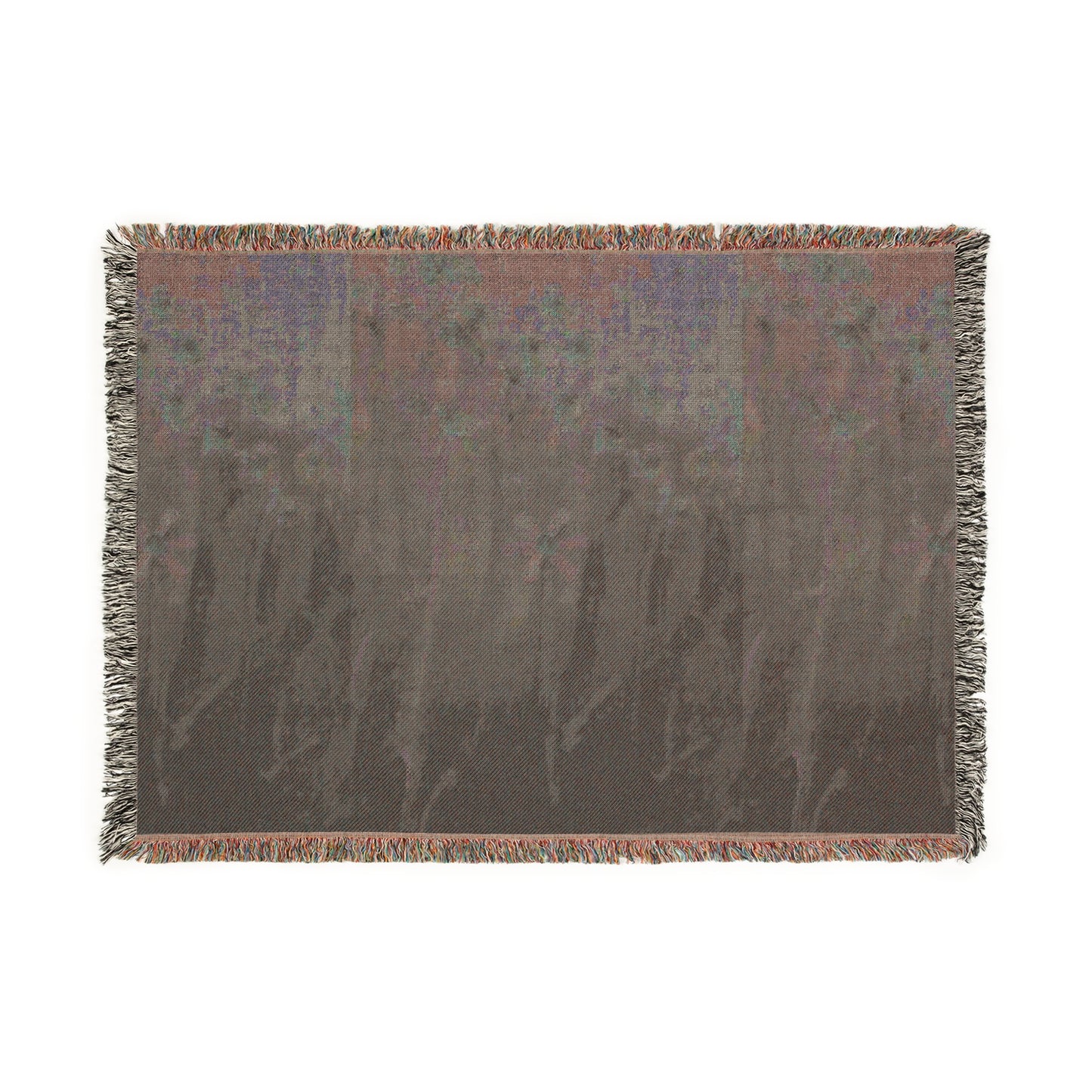 Touch of Wild Vegetation Woven Blanket