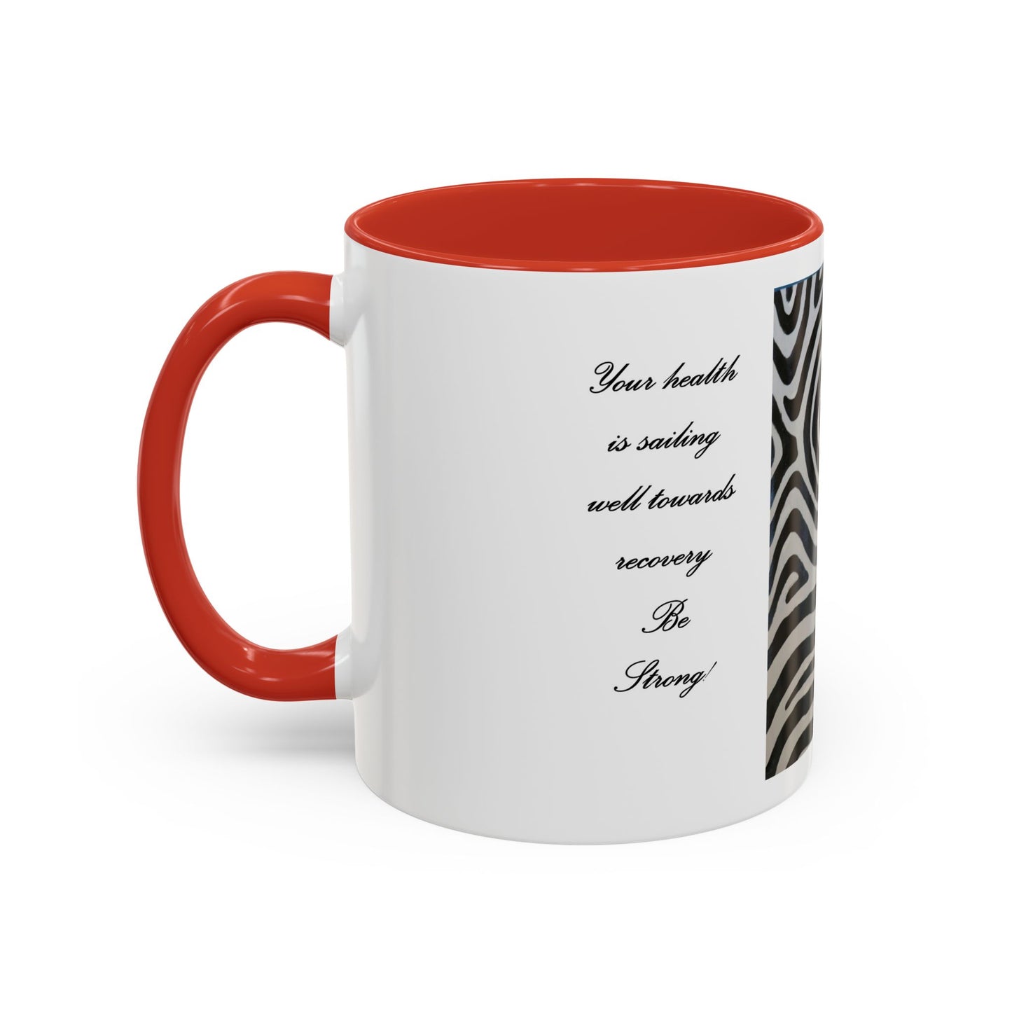 Quick Recovery wishes: Zebra Prints Accent Coffee Mug (11, 15oz)