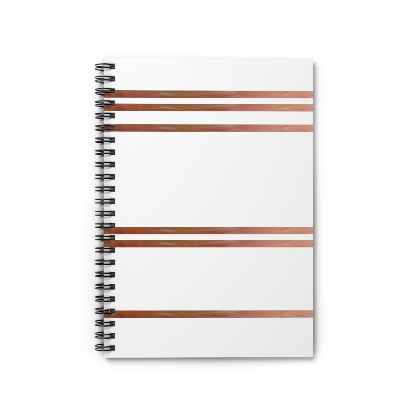 Undulating land waves Spiral Notebook - Ruled Line